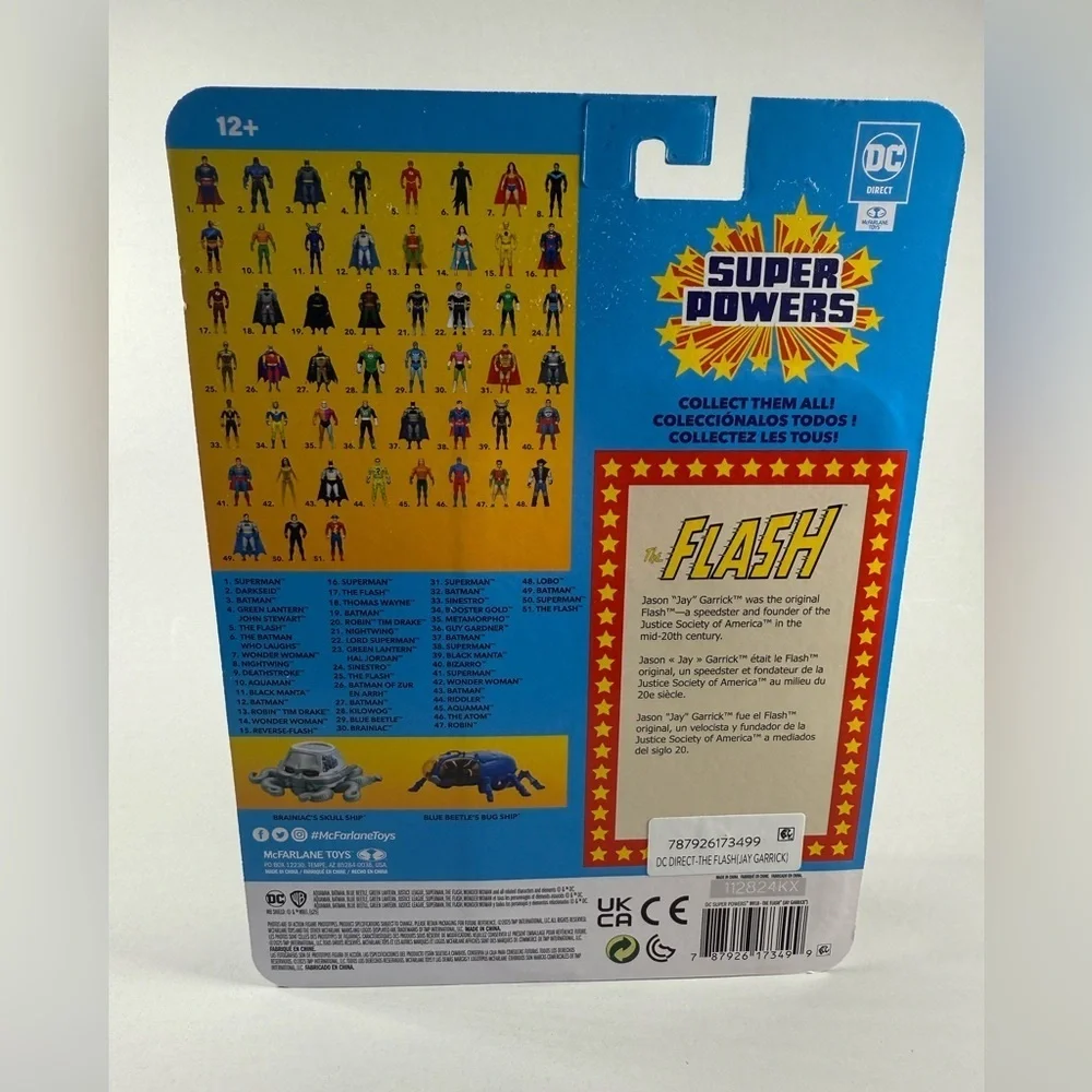 New McFarlane DC Super Powers The Flash (Jason “Jay” Garrick)
